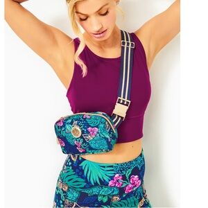 New Lilly Pulitzer Jeanie Belt Bag Cross body purse Life of the Party Fanny pack